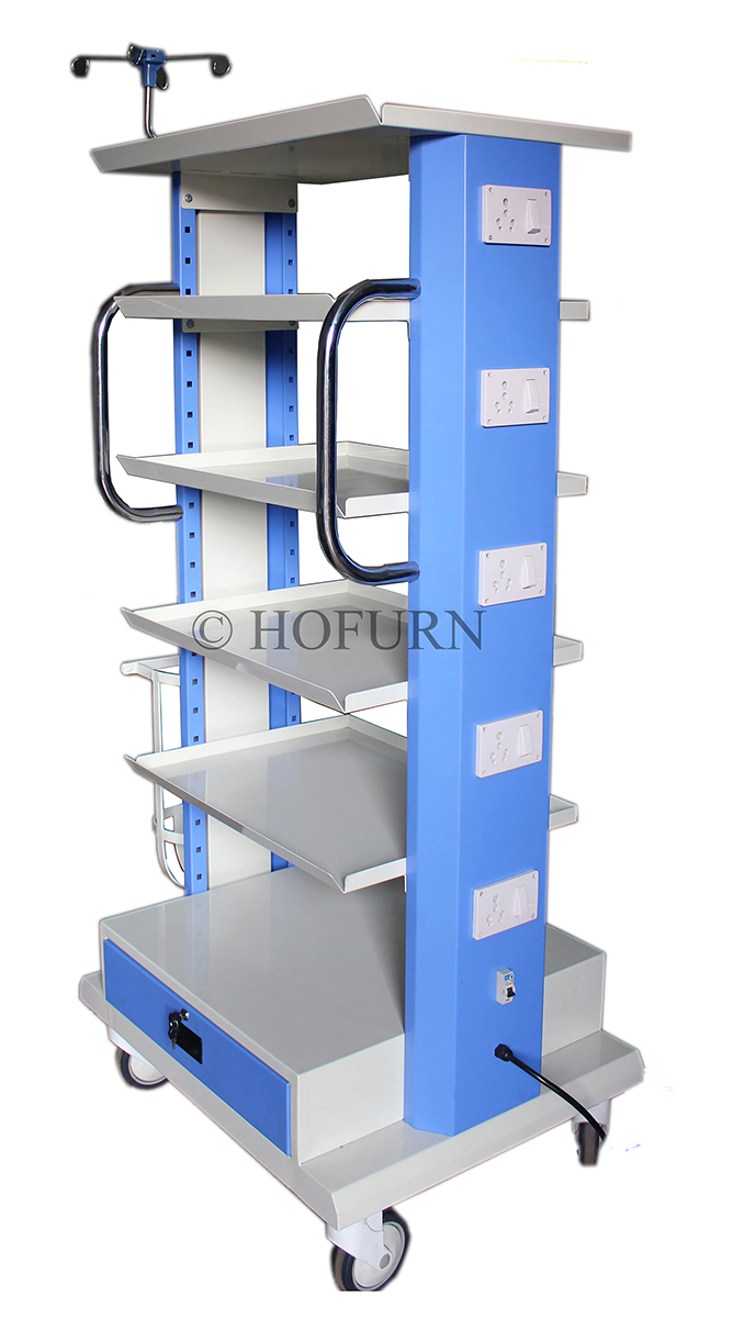OT Monitor Trolley Hospital Furniture